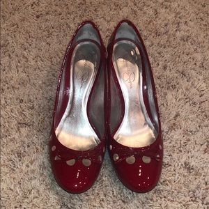 Jessica Simpson Red High Heels